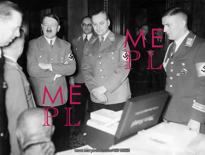 : Adolf Hitler and Alfred Rosenberg, 1938 : Adolf Hitler and Alfred Rosenberg, 1938