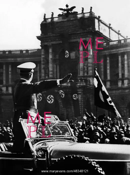 : Adolf Hitler during the annexation of Austria : Adolf Hitler during the annexation of Austria