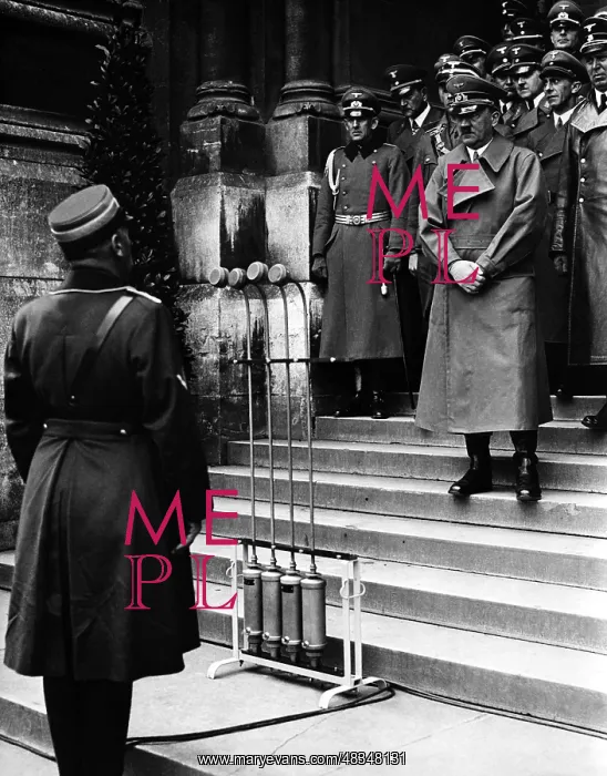  : Adolf Hitler during the annexation of Austria