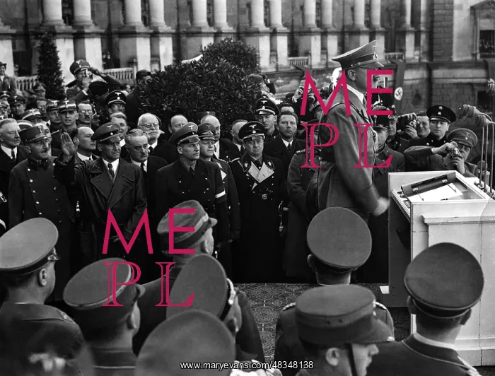 : Adolf Hitler during the annexation of Austria : Adolf Hitler during the annexation of Austria