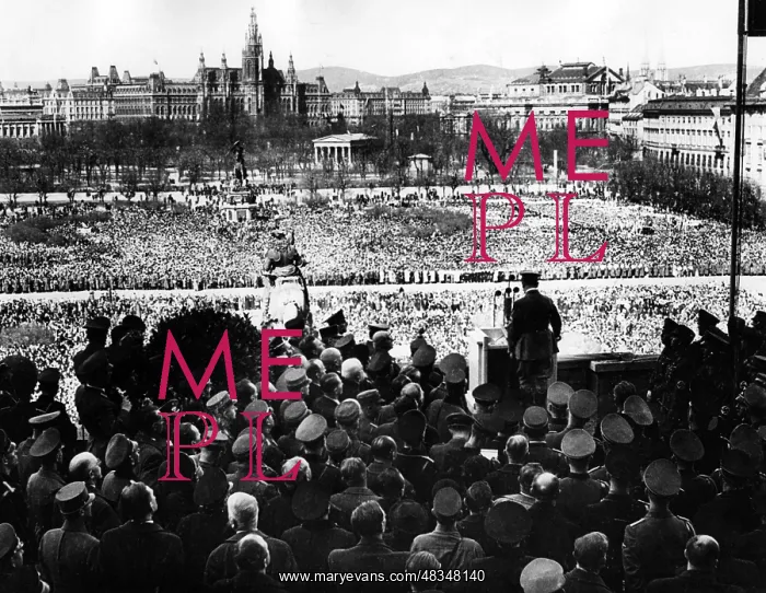 : Adolf Hitler during the annexation of Austria : Adolf Hitler during the annexation of Austria