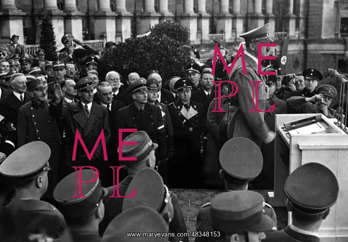 : Adolf Hitler during the annexation of Austria : Adolf Hitler during the annexation of Austria