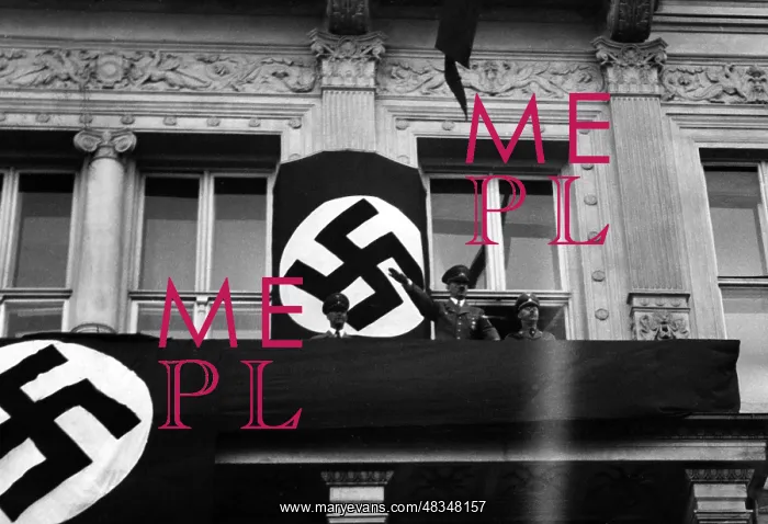 : Adolf Hitler during the annexation of Austria : Adolf Hitler during the annexation of Austria