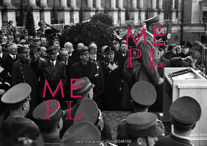 : Adolf Hitler during the annexation of Austria : Adolf Hitler during the annexation of Austria