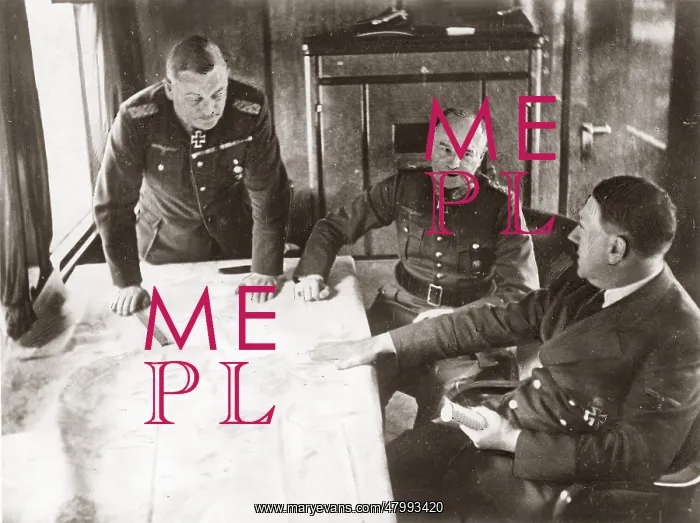 : Adolf Hitler with Army Commander General Brauchitsch : Adolf Hitler with Army Commander General Brauchitsch
