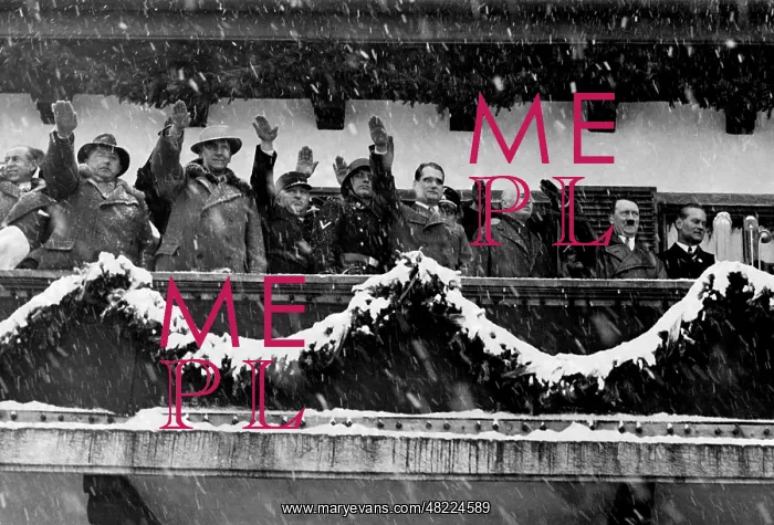 : Adolf Hitler attends the opening of the Olympic Winter Games : Adolf Hitler attends the opening of the Olympic Winter Games