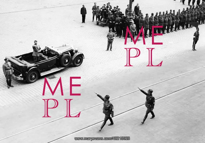 : Adolf Hitler attends an RAD parade in Nuremberg 1934 : Adolf Hitler attends an RAD parade in Nuremberg 1934