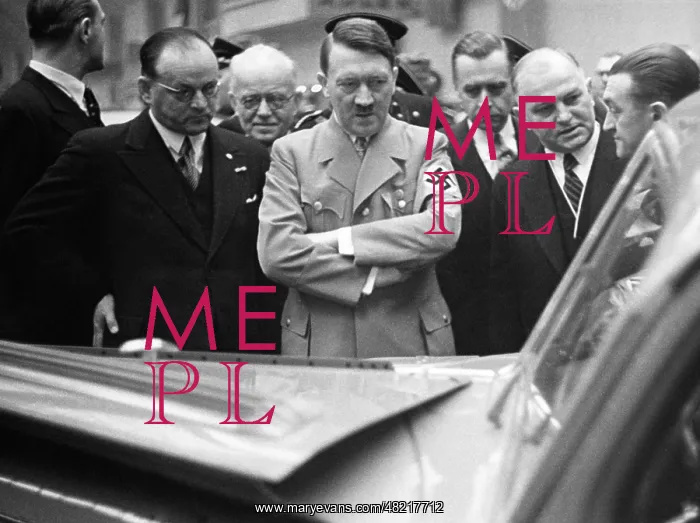 : Adolf Hitler at the Auto Union stand 1937 : Adolf Hitler at the Auto Union stand 1937