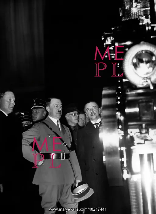 : Adolf Hitler at the automobile exhibition 1935 : Adolf Hitler at the automobile exhibition 1935