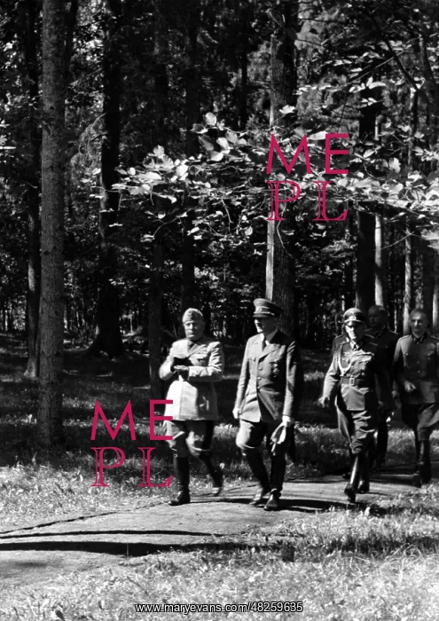 : Adolf Hitler and Benito Mussolini, 1941 : Adolf Hitler and Benito Mussolini, 1941
