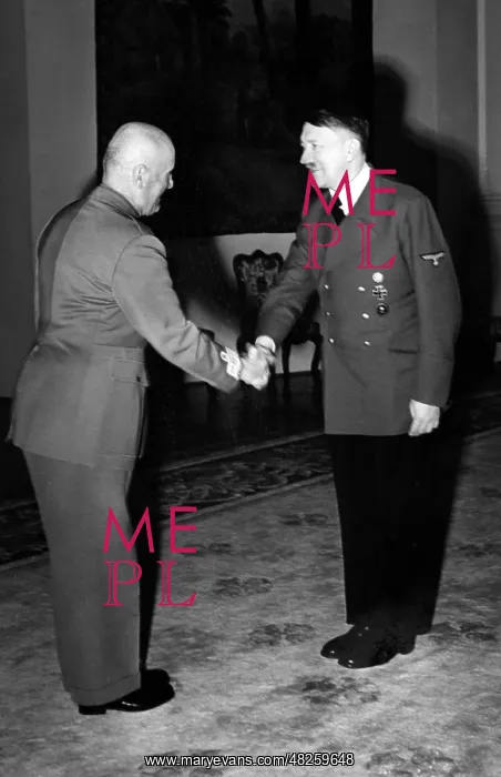  : Adolf Hitler and Benito Mussolini, 1942