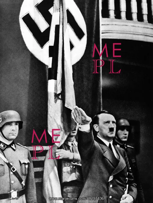 : Adolf Hitler in the Buergerbraeukeller, 1939 : Adolf Hitler in the Buergerbraeukeller, 1939