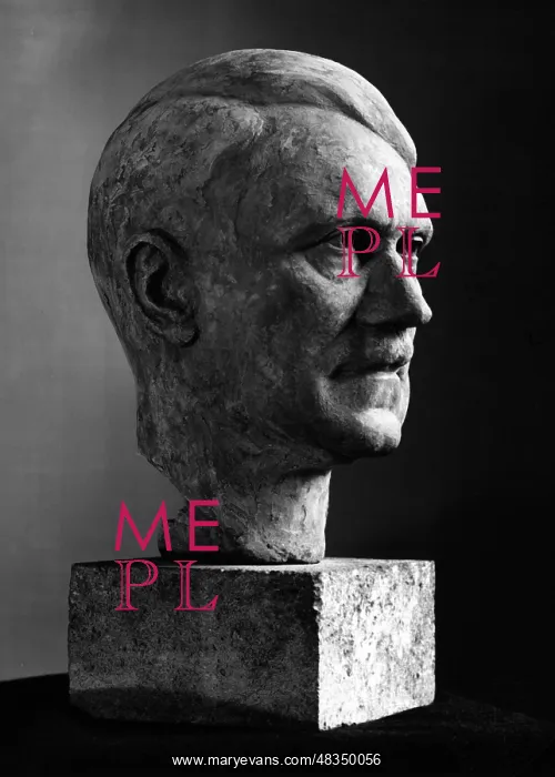 : Adolf Hitler bust, undated : Adolf Hitler bust, undated