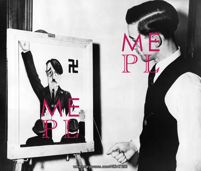 : Adolf Hitler caricature, 1933 : Adolf Hitler caricature, 1933