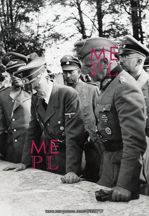 : Adolf Hitler with Commander of 10th Army von Reichenau : Adolf Hitler with Commander of 10th Army von Reichenau