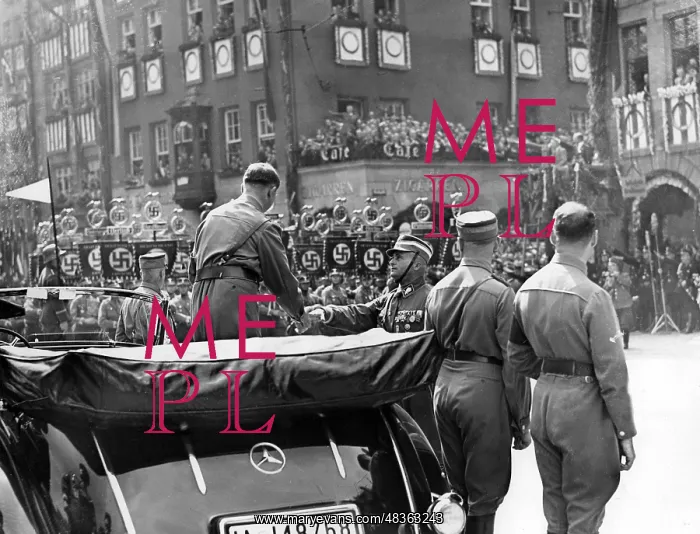 : Adolf Hitler and Dietrich von Jagow during : Adolf Hitler and Dietrich von Jagow during