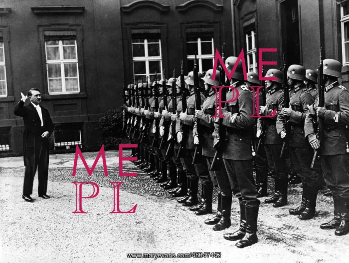 : Adolf Hitler at a diplomatic reception, 1935 : Adolf Hitler at a diplomatic reception, 1935
