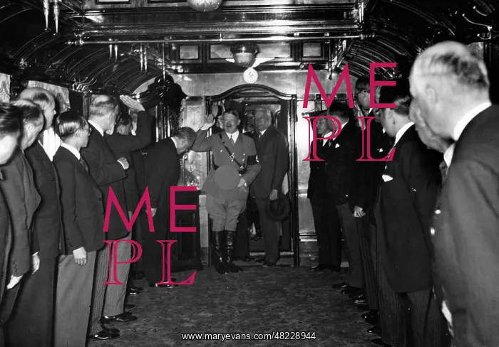 : Adolf Hitler with diplomats : Adolf Hitler with diplomats