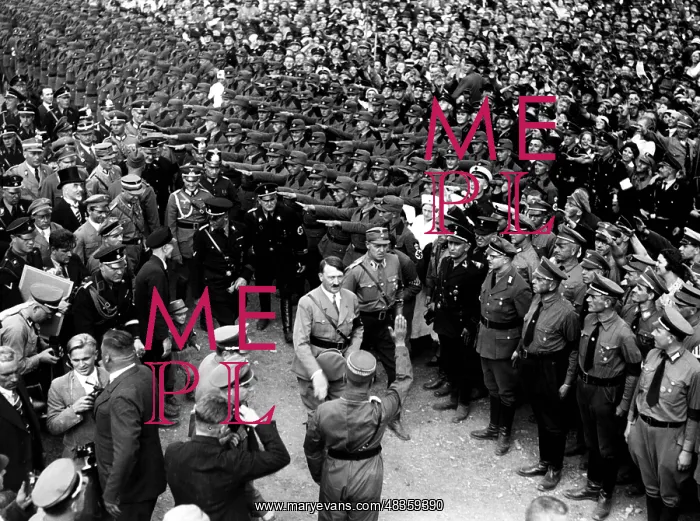 : Adolf Hitler on the Ehrenbreitstein, 1934 : Adolf Hitler on the Ehrenbreitstein, 1934