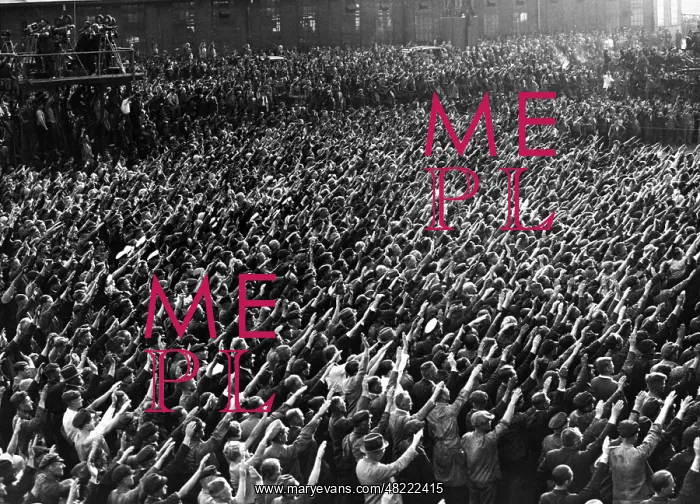 : Adolf Hitler during the election campaign at Blohm & Vos : Adolf Hitler during the election campaign at Blohm & Vos