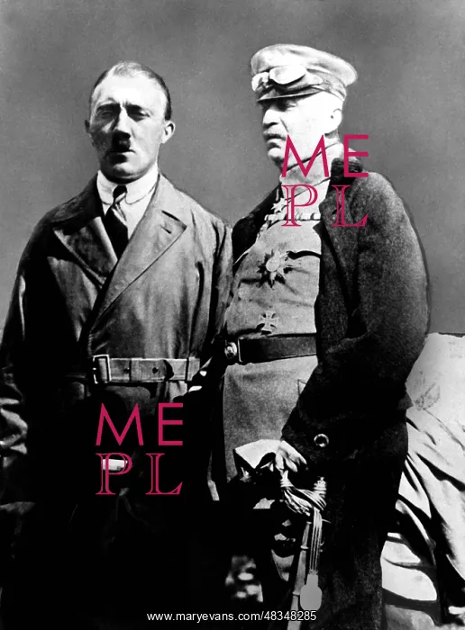 : Adolf Hitler with Erich Ludendorff, 1924 : Adolf Hitler with Erich Ludendorff, 1924