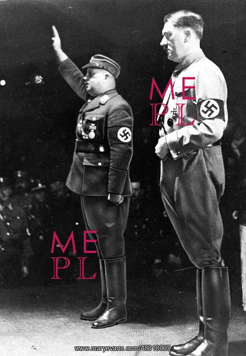 : Adolf Hitler and Ernst Roehm, 1933 : Adolf Hitler and Ernst Roehm, 1933