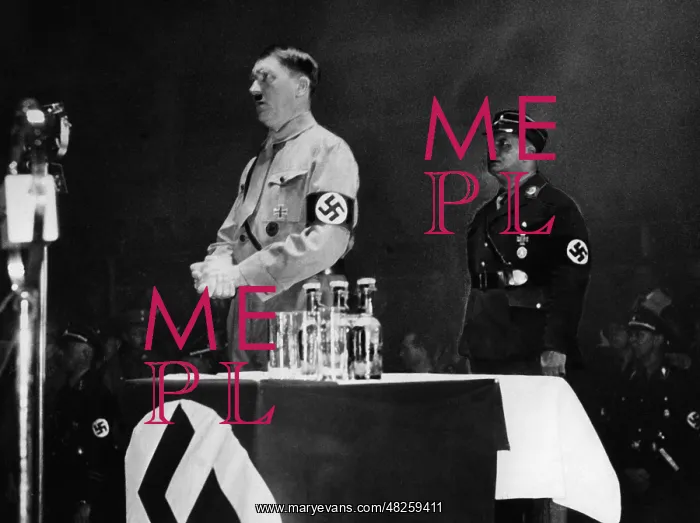 : Adolf Hitler and Ernst Rohm, 1934 : Adolf Hitler and Ernst Rohm, 1934
