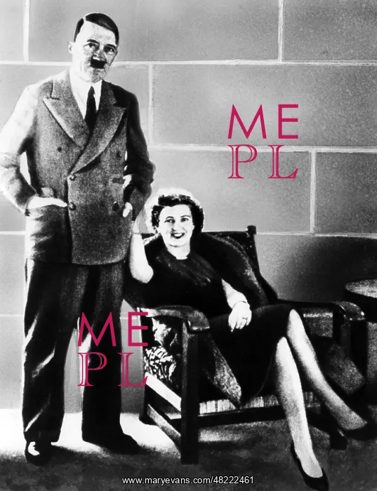 : Adolf Hitler and Eva Braun, 1938 : Adolf Hitler and Eva Braun, 1938