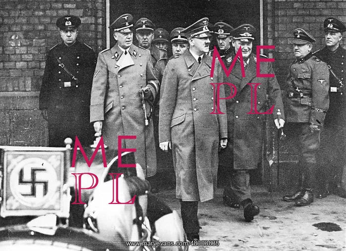 : Adolf Hitler and others after failed assassination attempt : Adolf Hitler and others after failed assassination attempt