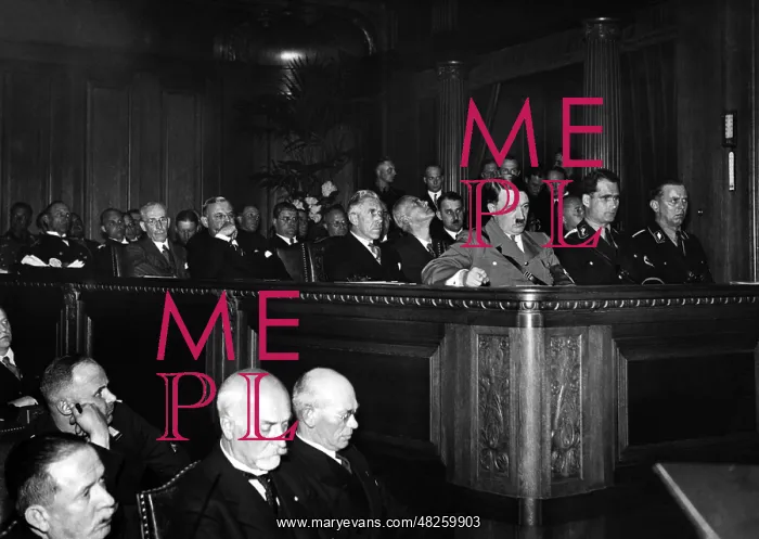: Adolf Hitler at first conference of the German Labour Front : Adolf Hitler at first conference of the German Labour Front