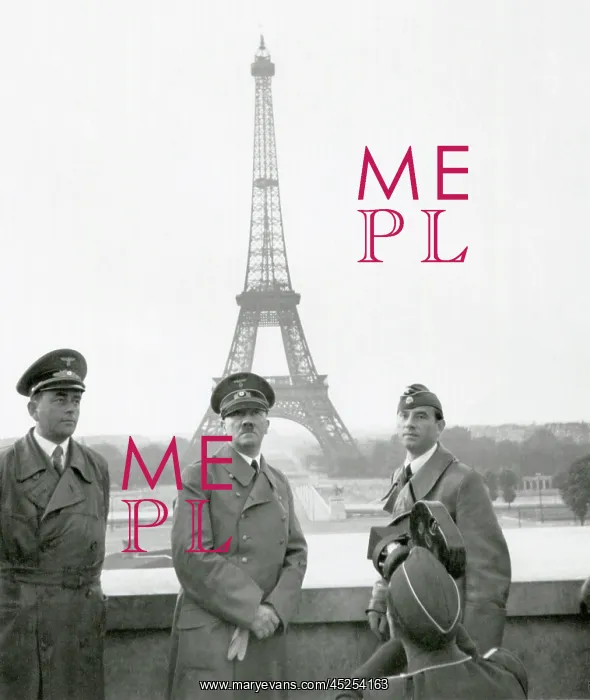 : Adolf Hitler, flanked by Albert Speer and Arno : Adolf Hitler, flanked by Albert Speer and Arno