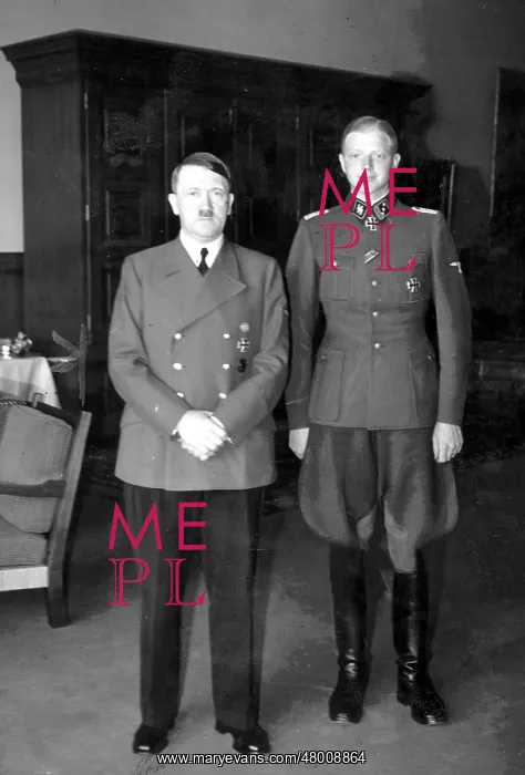 : Adolf Hitler and Fritz Klingenberg, 1941 : Adolf Hitler and Fritz Klingenberg, 1941