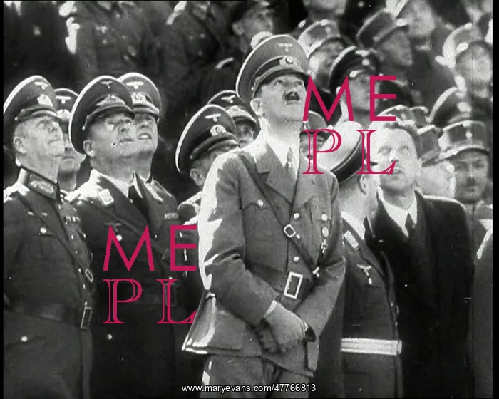 : Adolf Hitler, the German Leader Looking Upwards : Adolf Hitler, the German Leader Looking Upwards