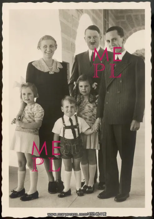 : Adolf Hitler and Goebbels Family : Adolf Hitler and Goebbels Family