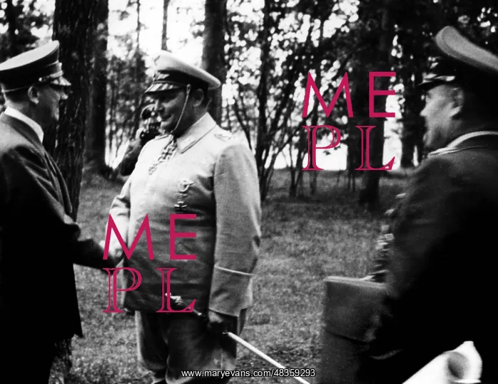 : Adolf Hitler and Goering in the Wolf's Lair, 1941 : Adolf Hitler and Goering in the Wolf's Lair, 1941