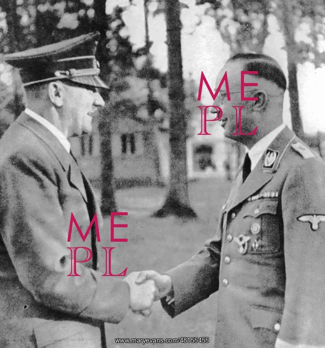 : Adolf Hitler greets Heinrich Himmler, 1943 : Adolf Hitler greets Heinrich Himmler, 1943