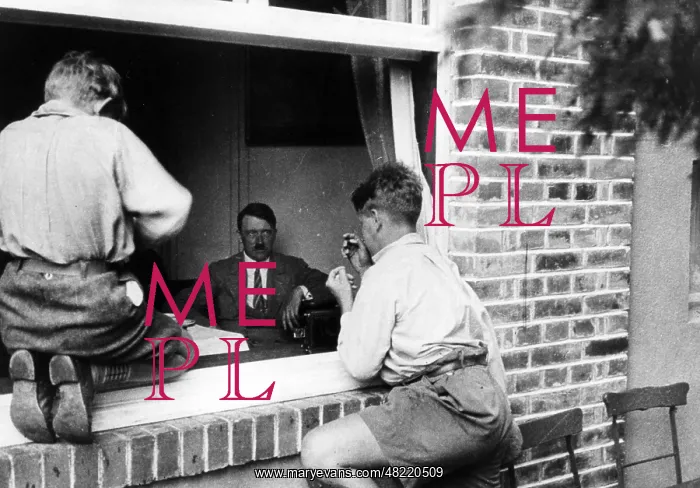 : Adolf Hitler as a guest at Winifred Wagner, 1937 : Adolf Hitler as a guest at Winifred Wagner, 1937