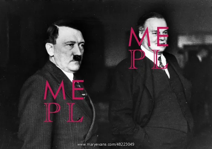 : Adolf Hitler with Harold Rothermere, 1934 : Adolf Hitler with Harold Rothermere, 1934