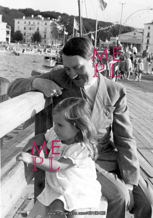 : Adolf Hitler with Helga Goebbels, 1935 : Adolf Hitler with Helga Goebbels, 1935