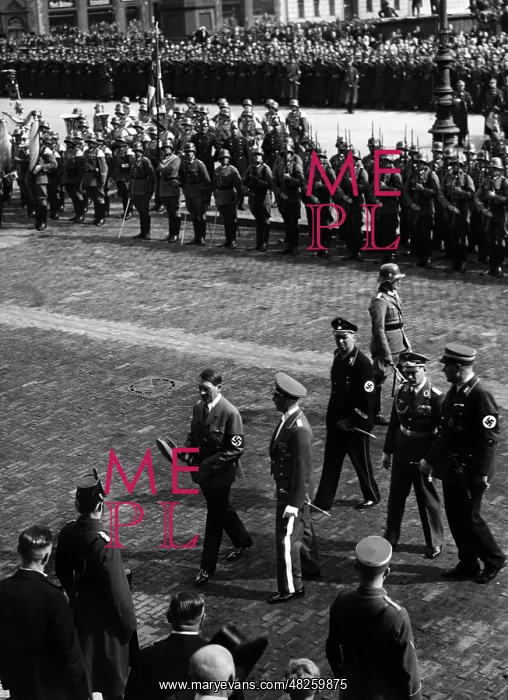 : Adolf Hitler at Hermann Goring's wedding, 1935 : Adolf Hitler at Hermann Goring's wedding, 1935