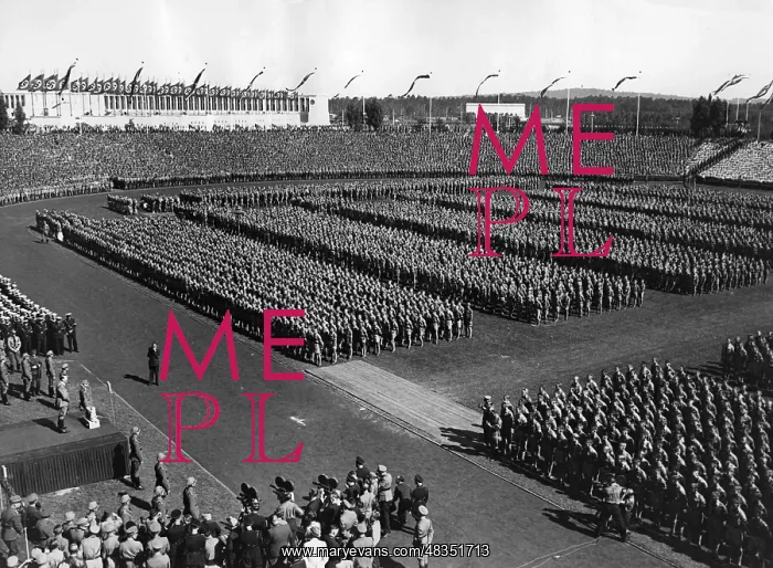 : Adolf Hitler at the HJ appeal in the Stadium : Adolf Hitler at the HJ appeal in the Stadium