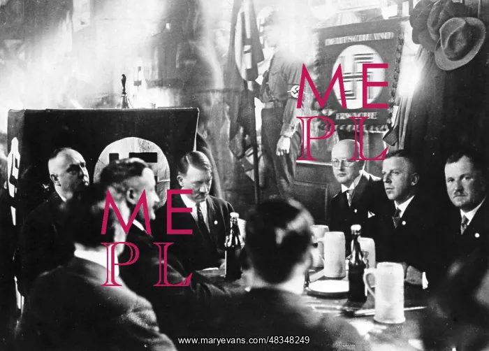  : Adolf Hitler in the Hofbraeukeller, end of the 1920s