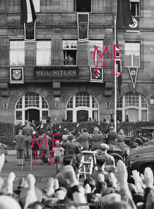 : Adolf Hitler at the Hotel Deutscher Hof during : Adolf Hitler at the Hotel Deutscher Hof during