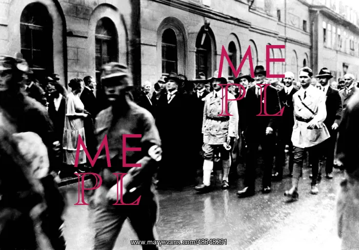 : Adolf Hitler after his imprisonment, 1926 : Adolf Hitler after his imprisonment, 1926