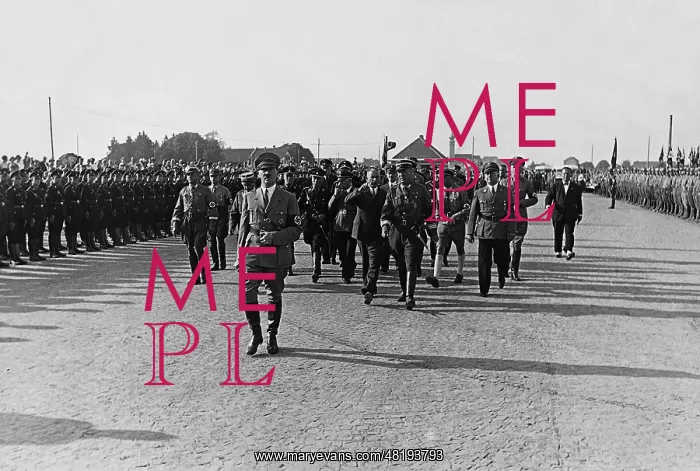 : Adolf Hitler during the inauguration of the Reich highway fr : Adolf Hitler during the inauguration of the Reich highway fr