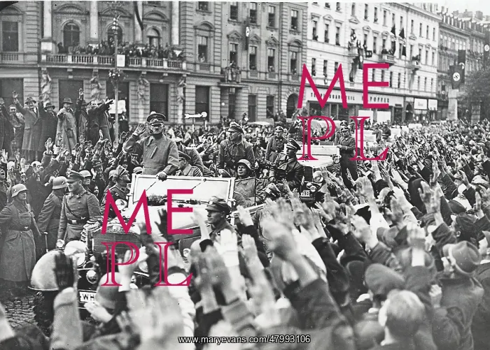 : Adolf Hitler after the invasion of Sudetenland on : Adolf Hitler after the invasion of Sudetenland on