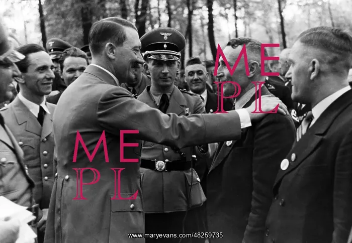 : Adolf Hitler and Joseph Goebbels, 1934 : Adolf Hitler and Joseph Goebbels, 1934