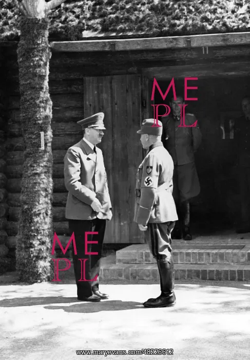 : Adolf Hitler with Konstantin Hierl 1942 : Adolf Hitler with Konstantin Hierl 1942