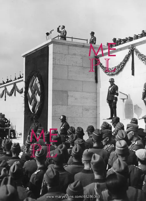 : Adolf Hitler and Konstantin Hierl at the RAD : Adolf Hitler and Konstantin Hierl at the RAD