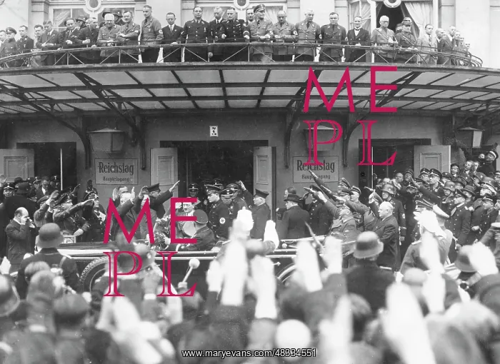: Adolf Hitler before the Kroll Opera House in Berlin, 1936 : Adolf Hitler before the Kroll Opera House in Berlin, 1936